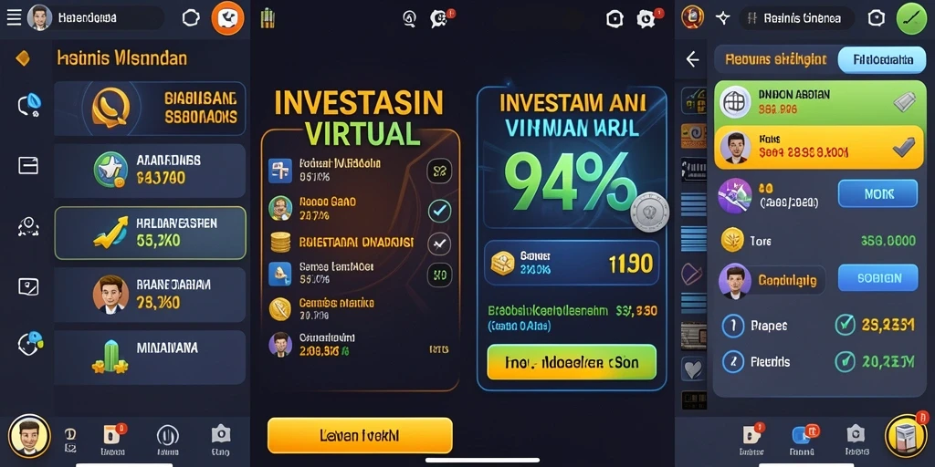 Tampilan awal yang menarik dan interaktif.