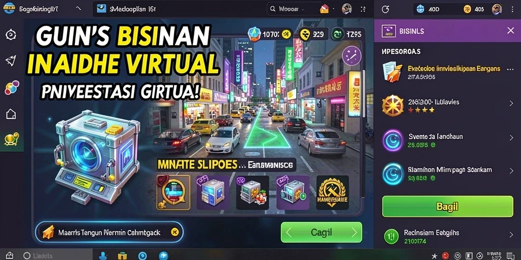 Tampilan awal yang menarik dan penuh warna.