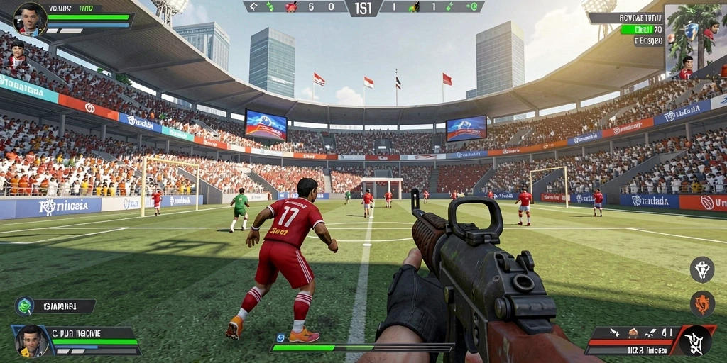Tampilan awal game yang menarik dengan visual yang memukau.