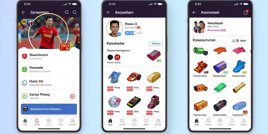 Tampilan antarmuka yang menarik dan modern.