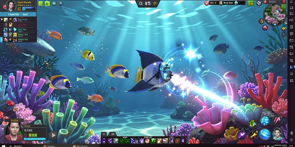 Tangkapan layar fitur gameplay yang seru dan menarik.