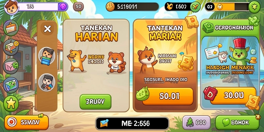 Gambar aksi karakter dalam pertempuran seru.