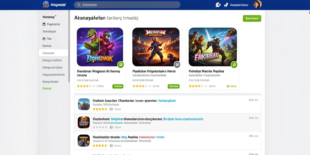 Screenshot menunjukkan karakter utama di tengah petualangan.