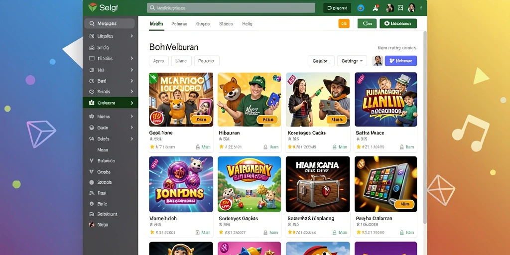 Tampilan antarmuka yang user-friendly dan menarik.