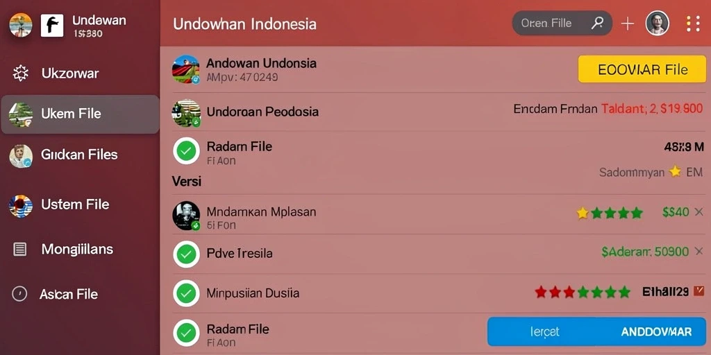 Tampilan antarmuka yang ramah pengguna dan menarik.