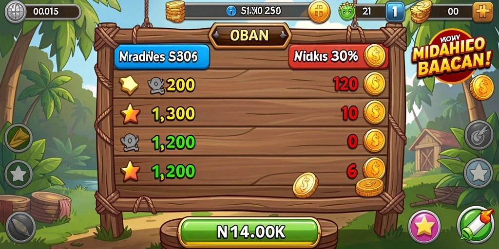 Tampilan awal game MAMEN123 yang memukau.