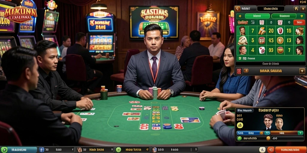 Tangkapan layar menampilkan karakter utama dalam aksi.