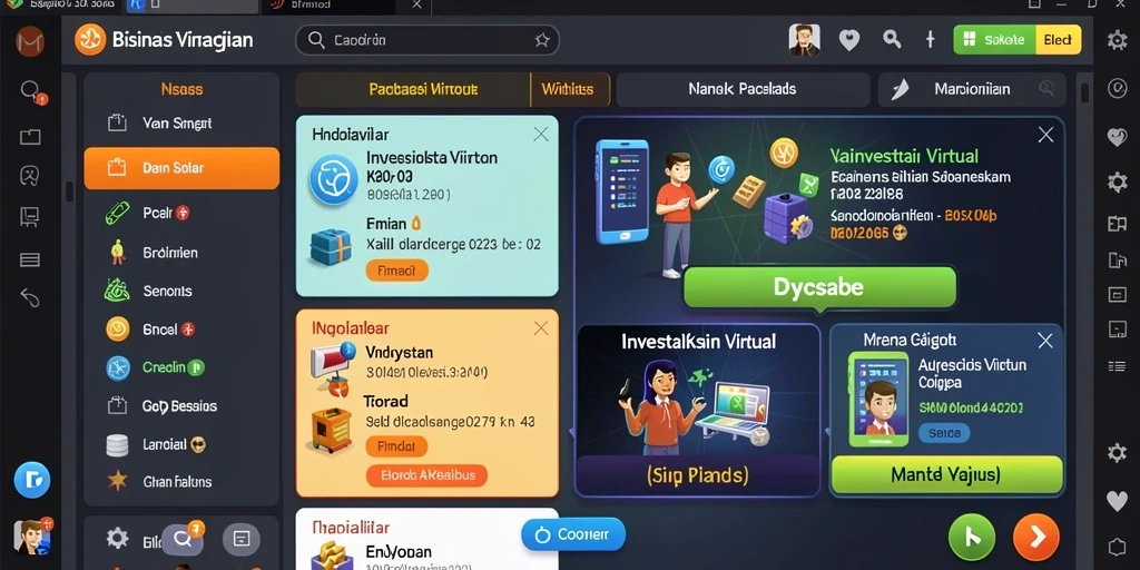 Tangkapan layar menunjukkan grafik yang memukau dan desain karakter yang menarik.