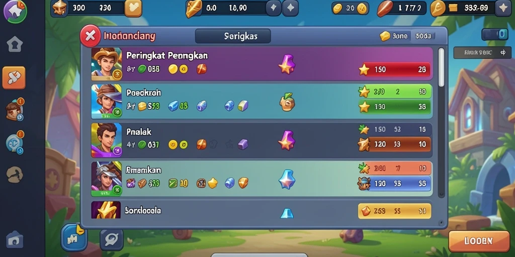 Tampilan antarmuka yang user-friendly dan atraktif.