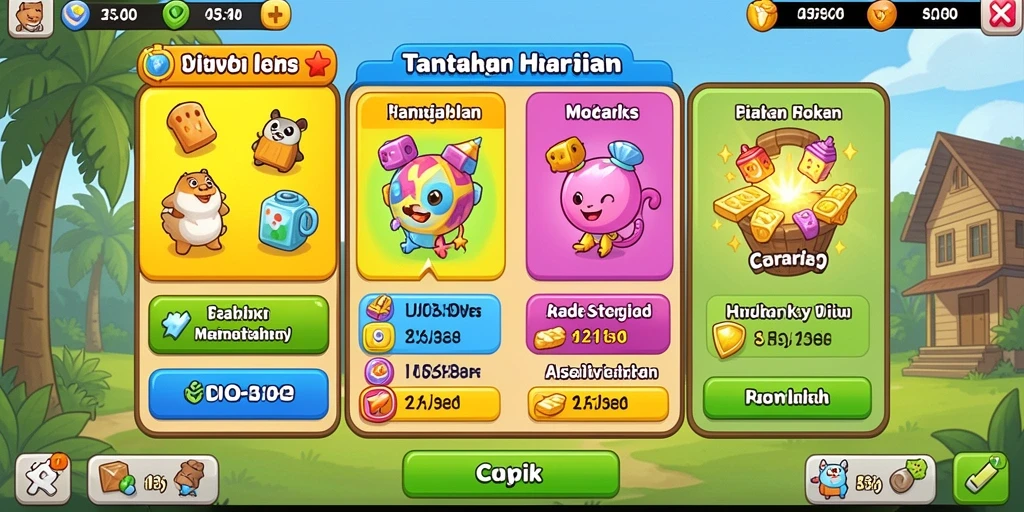 Tampilan antarmuka pengguna yang menarik.