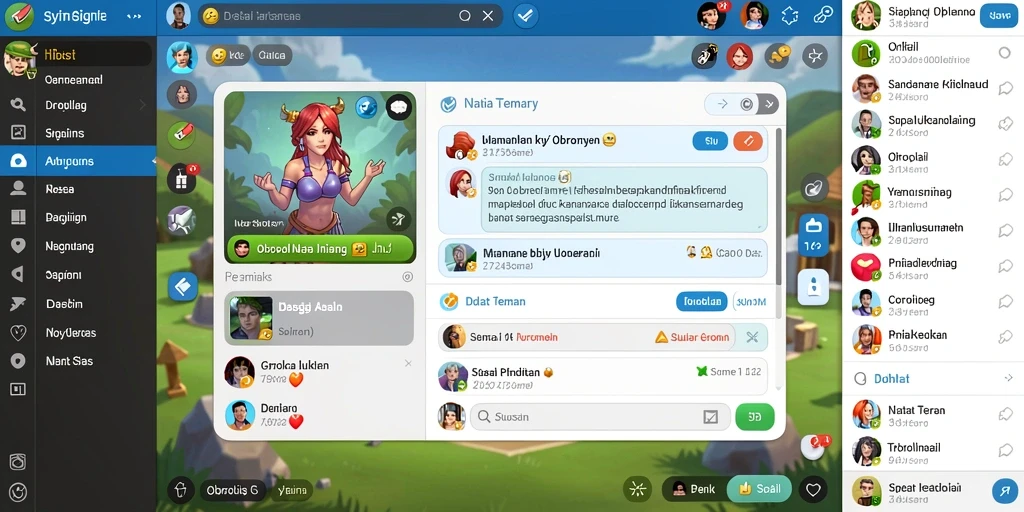 Screenshot menunjukkan lokasi balapan yang menantang.
