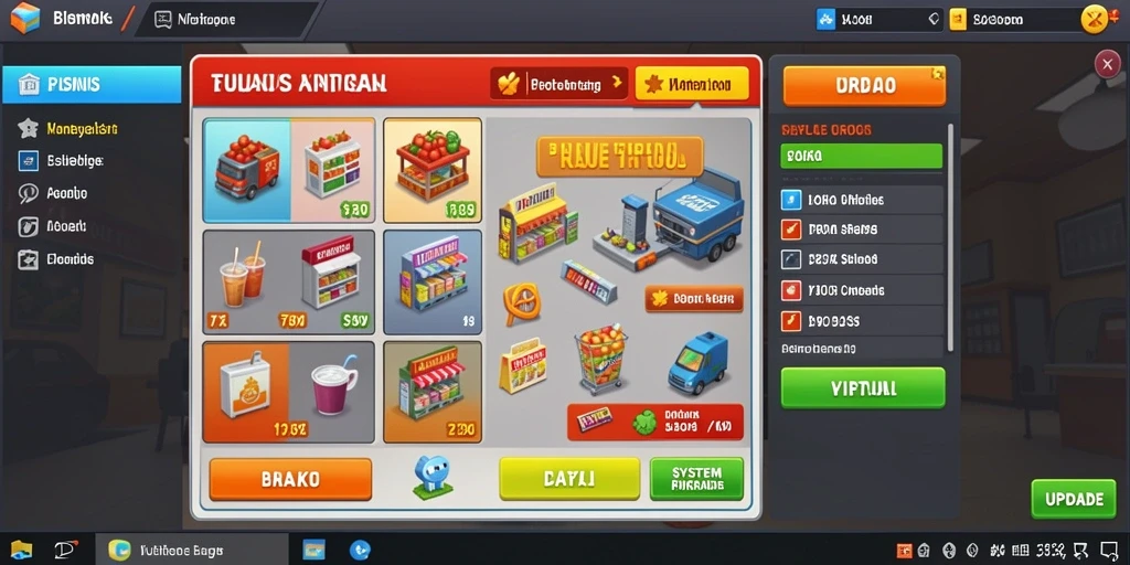 Tampilan awal permainan yang menarik.